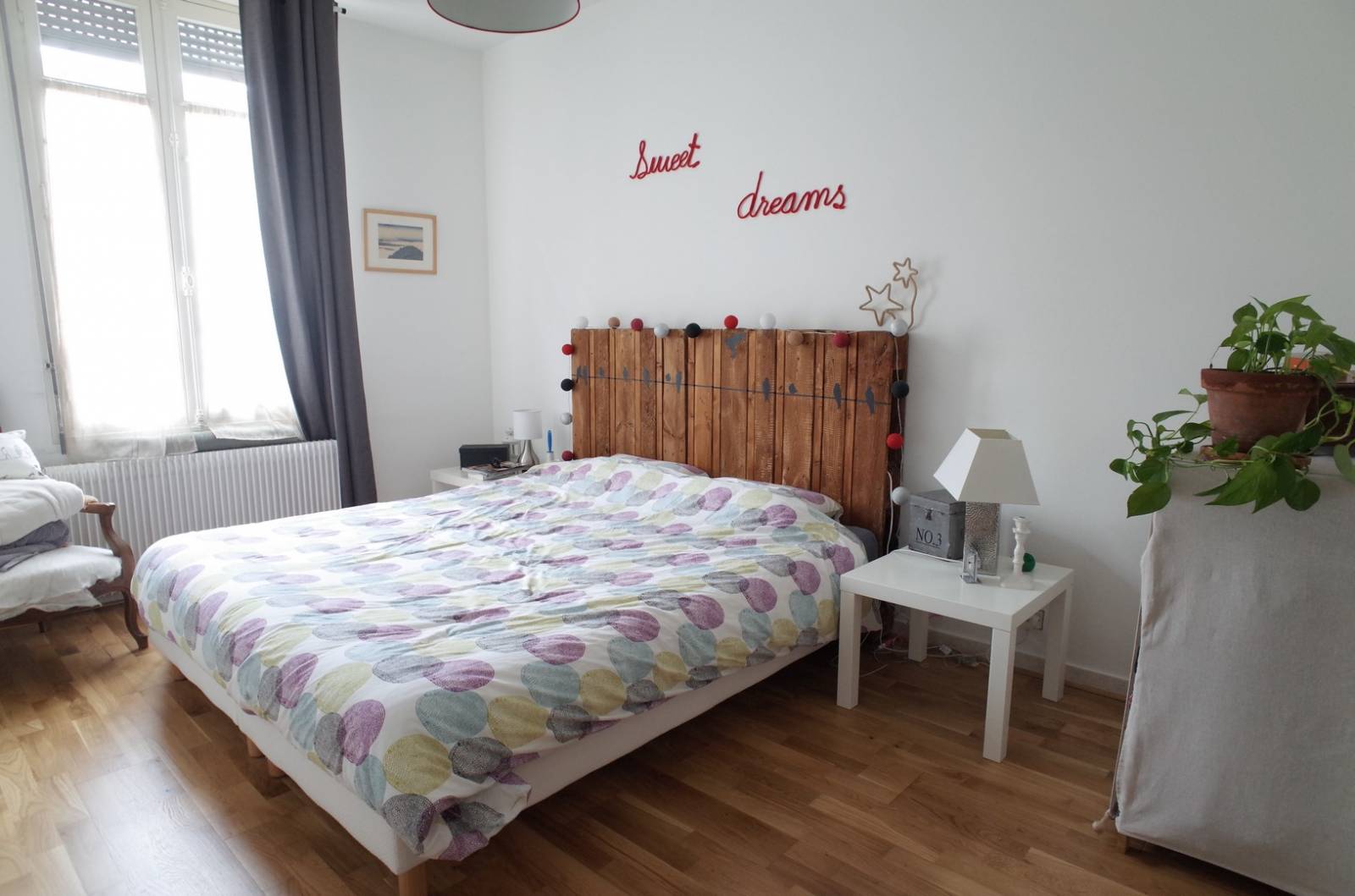 Echoppe à louer avec deux chambres et une salle de bain