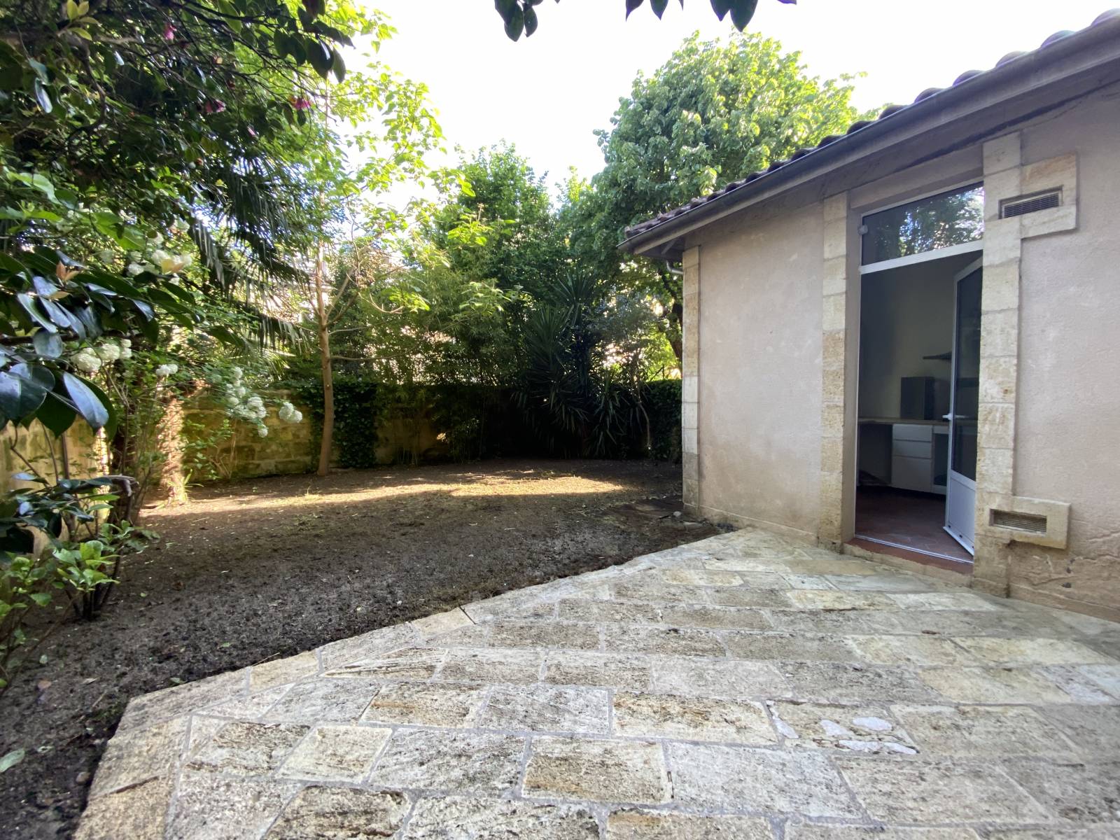 Jardin arboré sur cuisine