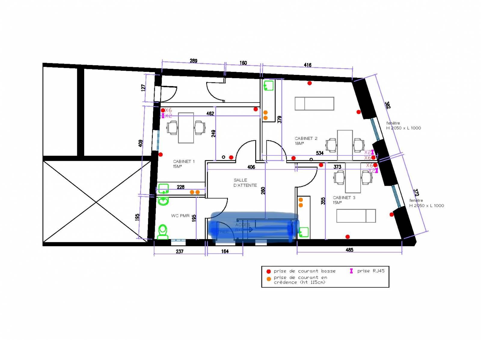 A LOUER IMMEUBLE BORDEAUX - TALENCE 