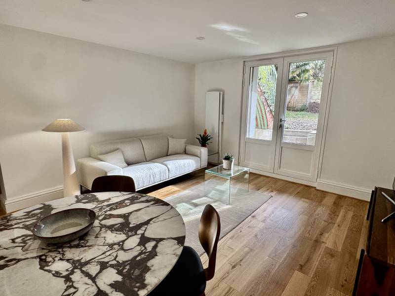 Location T3 meublé avec jardin – Bail civil – TVA récupérable – Idéal entreprises