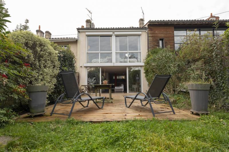 ECHOPPE BORDELAISE BORDEAUX NANSOUTY 5 CHAMBRES, TRES BEAU JARDIN