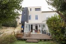 Maison en peirre 3 niveaux, 166m² 4 chambres, jardin 170m² piscine garage quartier St Bruno Bordeaux